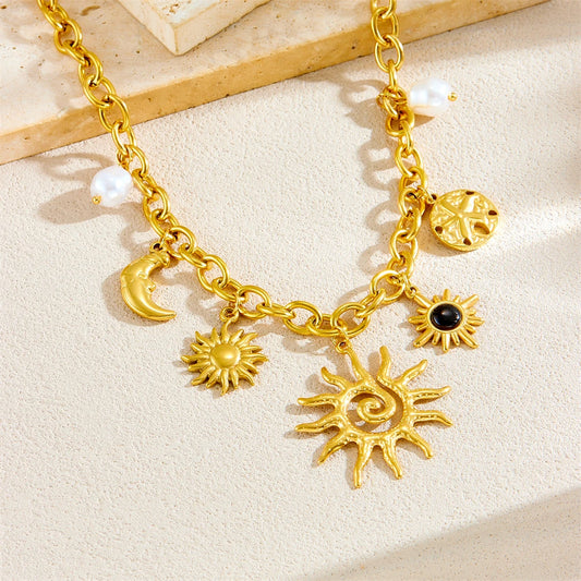Collier Pendentif en acier inoxydable