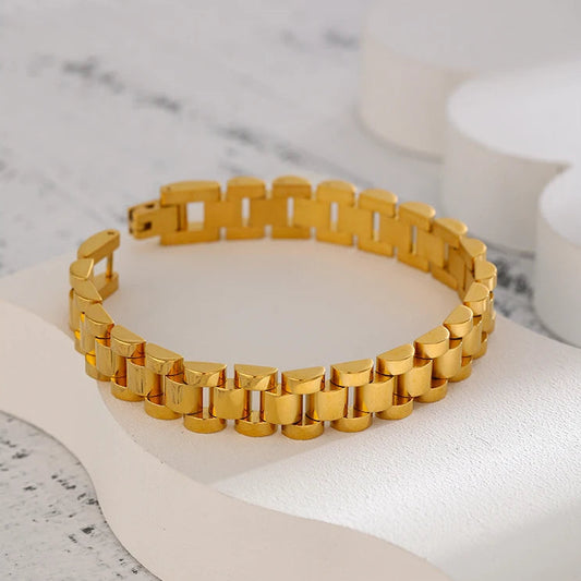 Bracelet chaîne en acier inoxydable