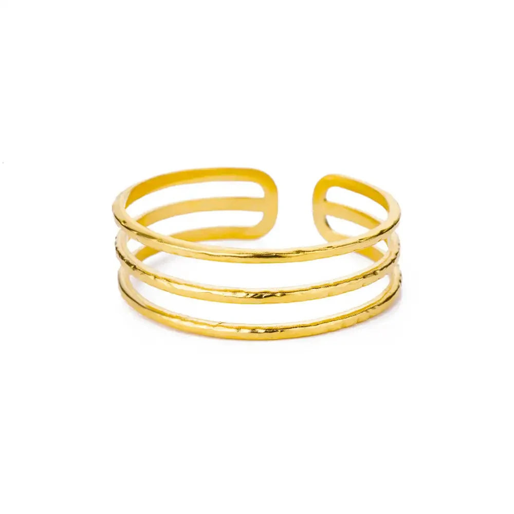 Bracelet manchette multicouche