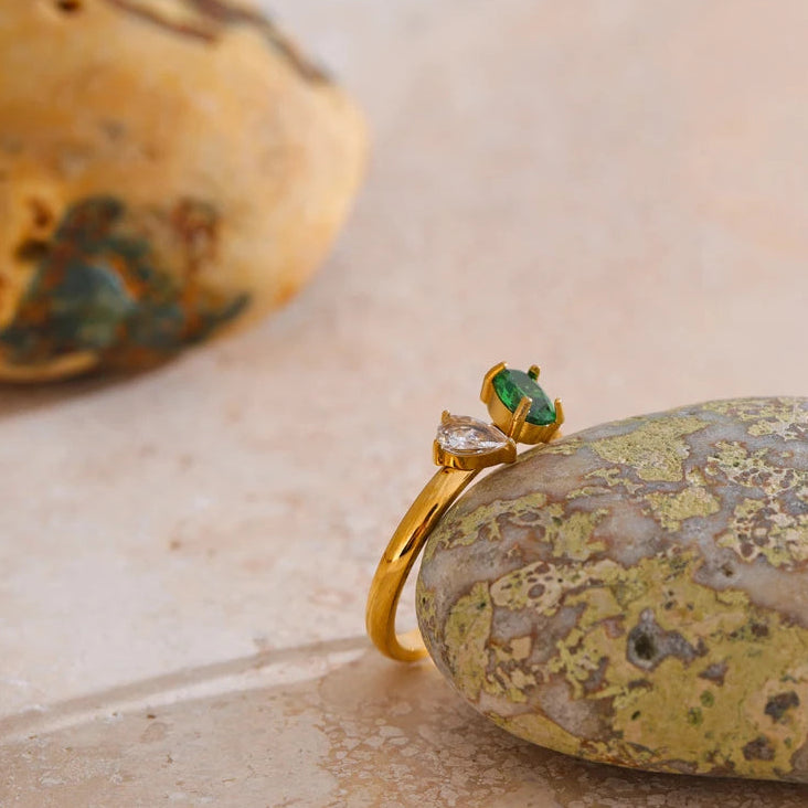 Bague fine zircone cubique