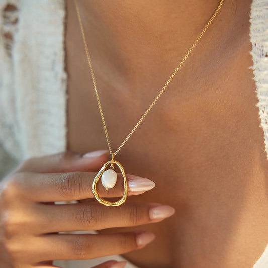 Collier Pendentif Perle d’Eau Douce