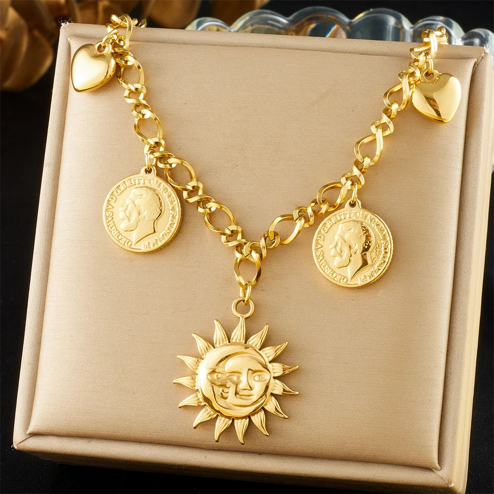 Collier Pendentif en acier inoxydable
