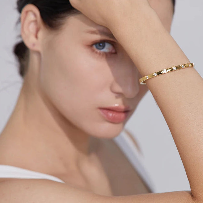 Bracelet poignet zircone cubique