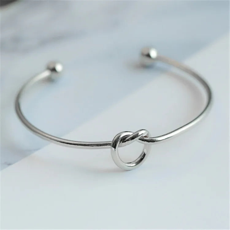 Bracelet manchette torsadé vintage