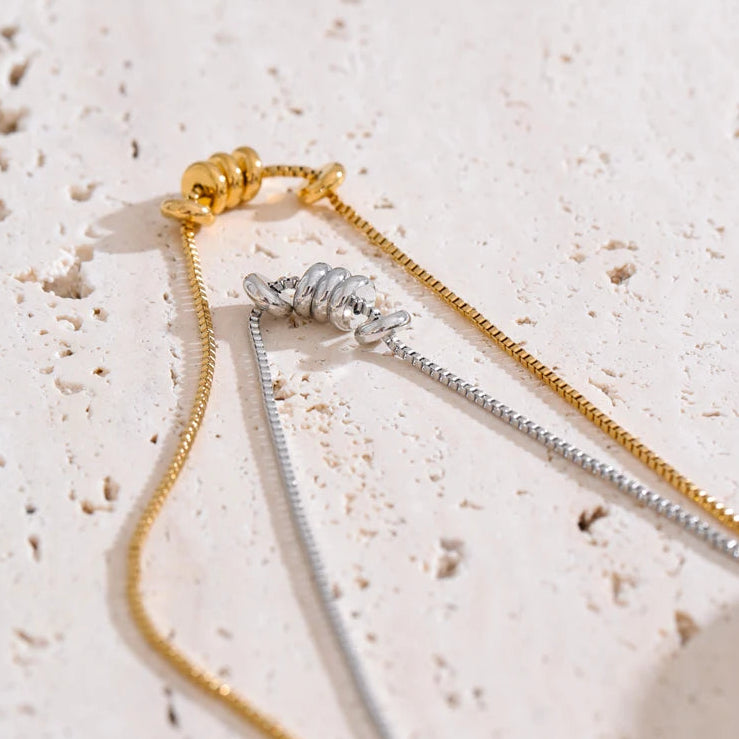 Collier pendentif multi-ronds en zircone