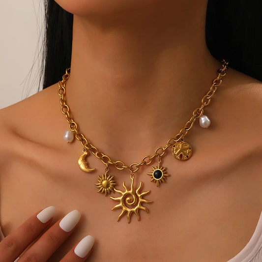Collier Pendentif en acier inoxydable