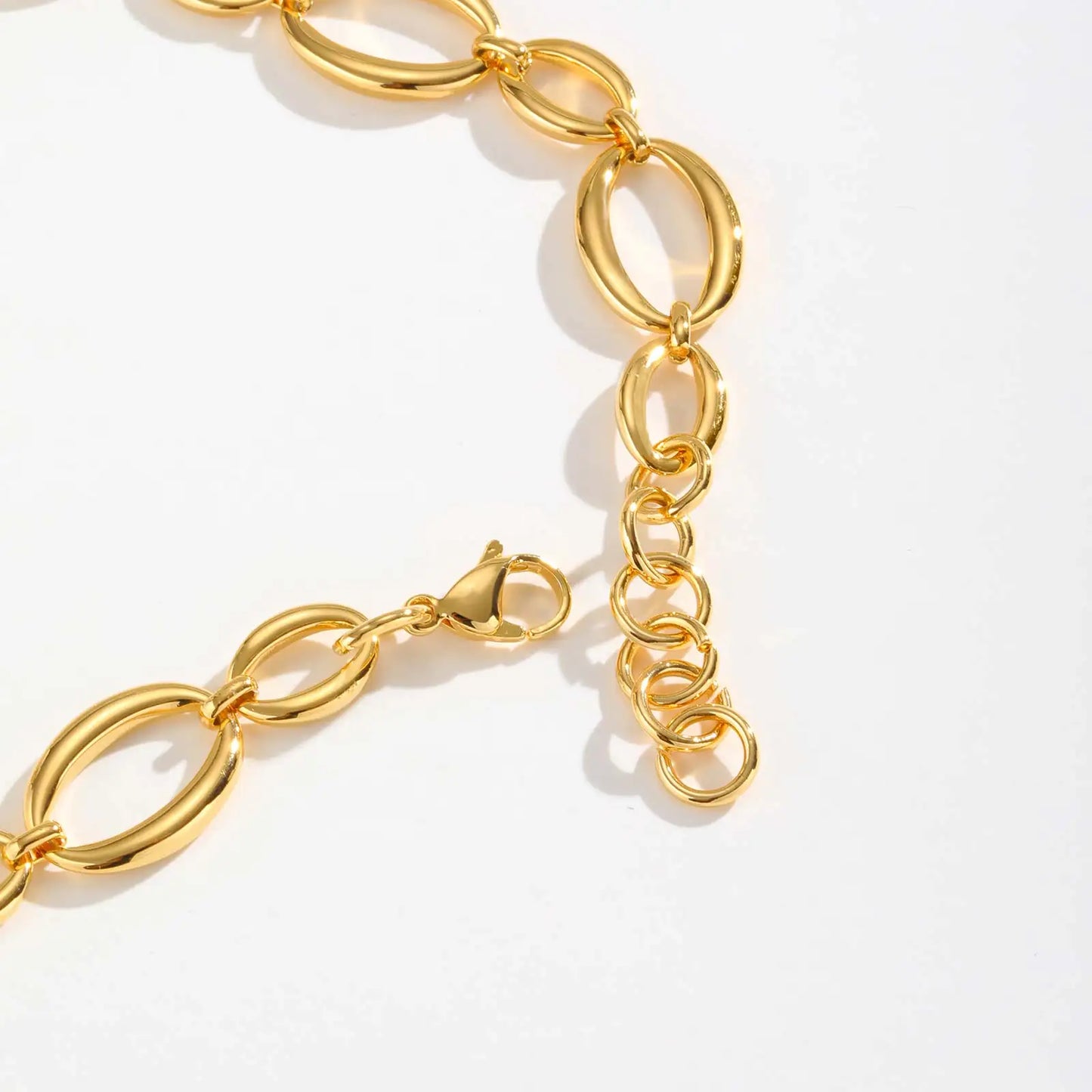 Collier à maillons épais en acier inoxydable