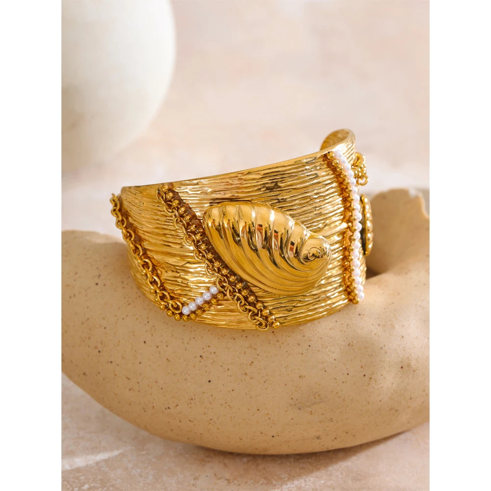 Bracelet manchette océan