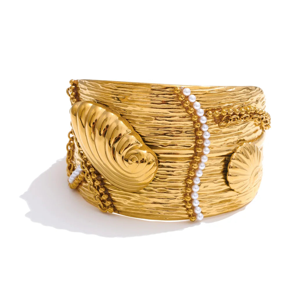 Bracelet manchette océan