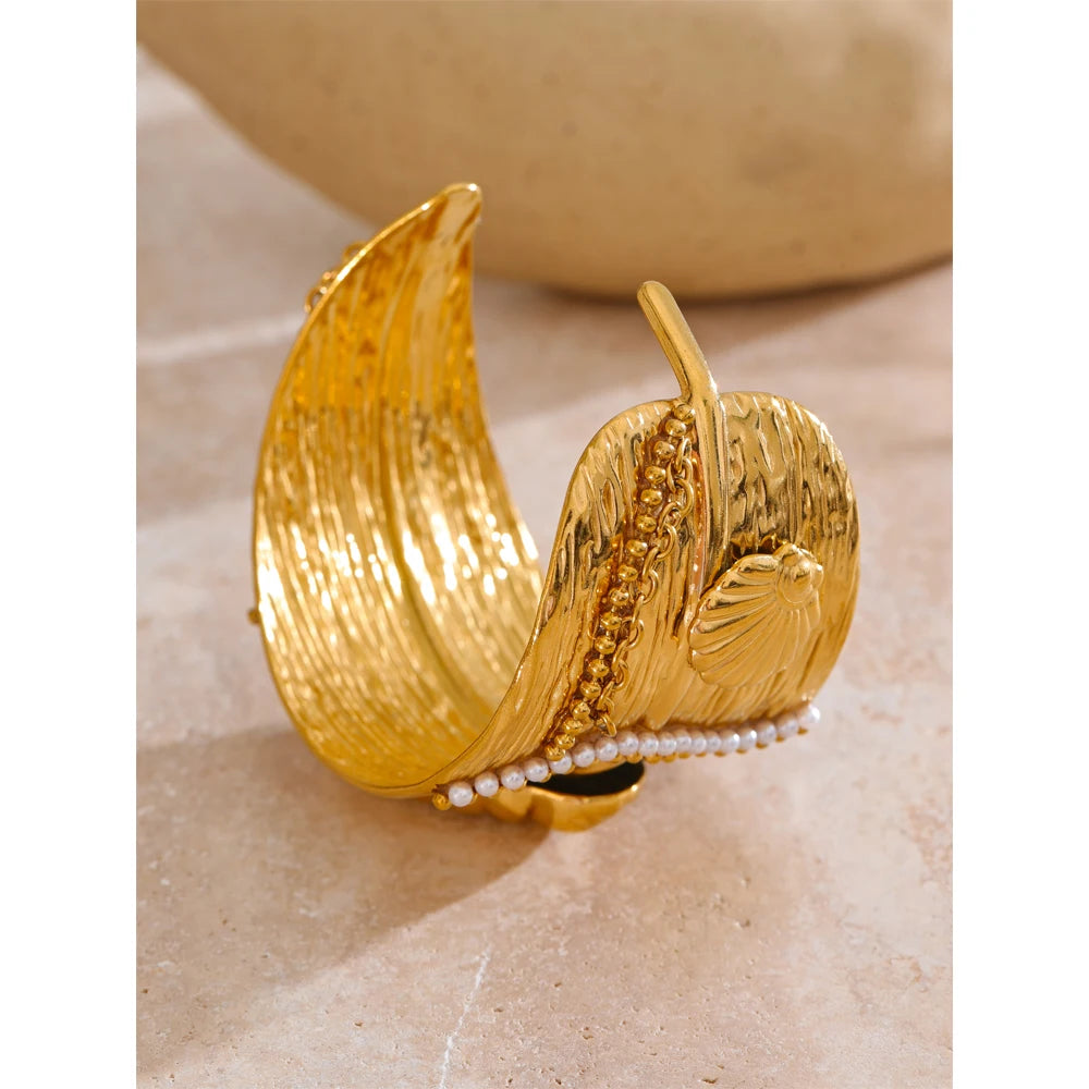 Bracelet manchette océan