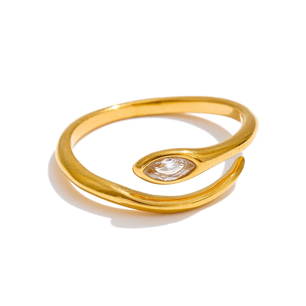 Bague Serpent Ajustable