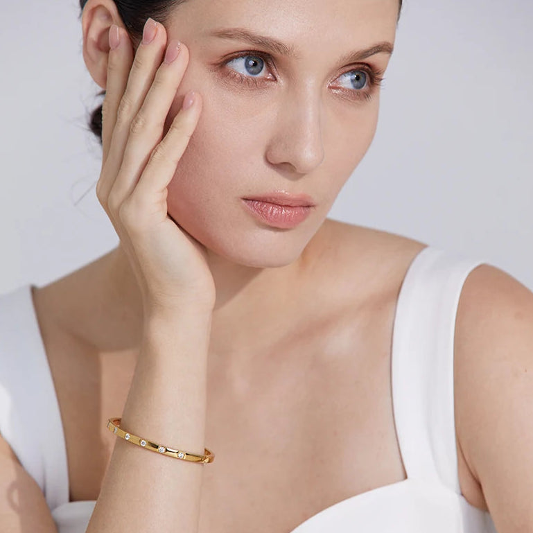 Bracelet poignet zircone cubique