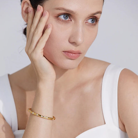 Bracelet poignet zircone cubique