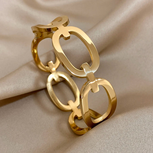 Bracelet manchette ouvert
