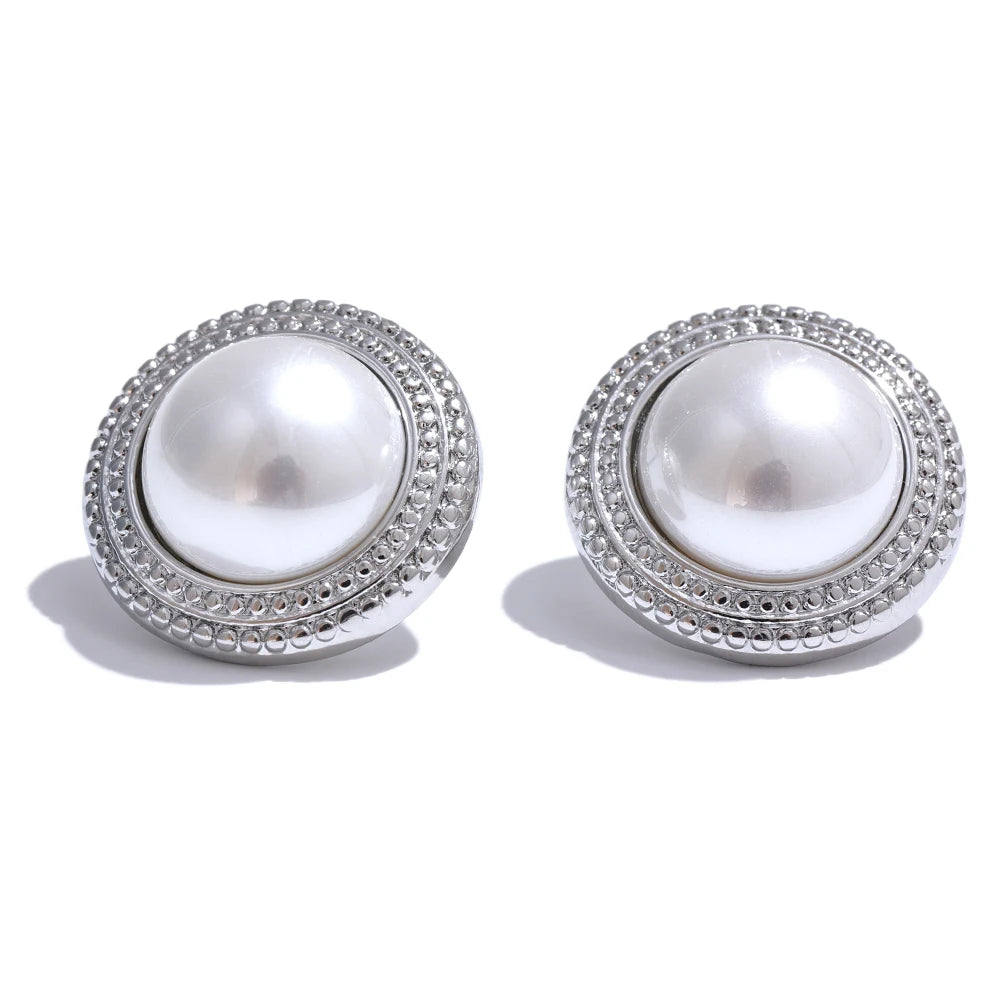 Boucles d’oreilles perles – Élégance classique