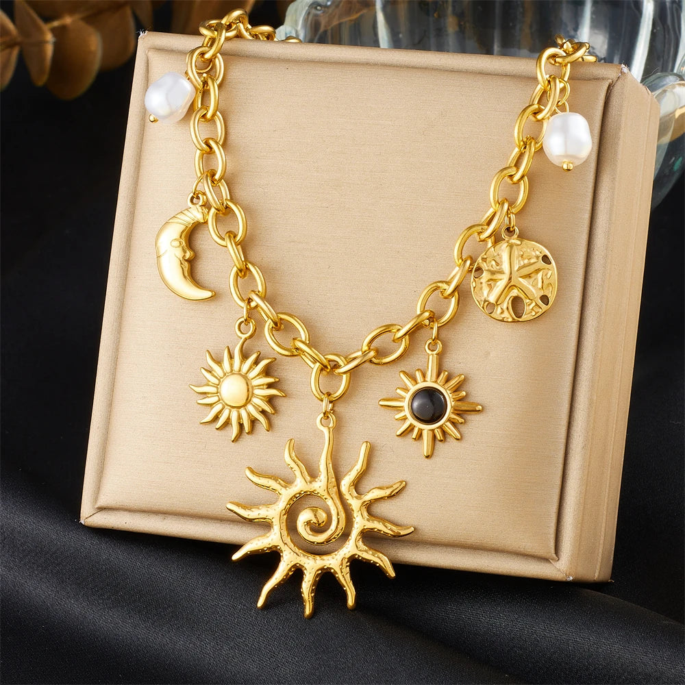 Collier Pendentif en acier inoxydable