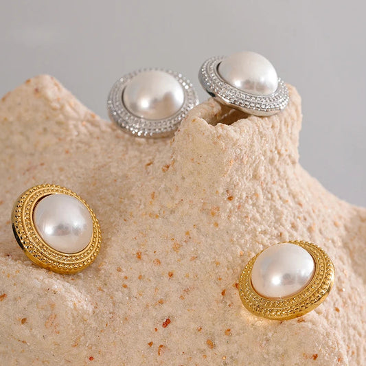 Boucles d’oreilles perles – Élégance classique