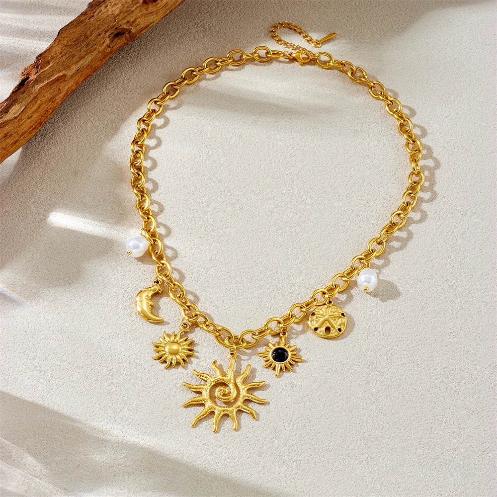Collier Pendentif en acier inoxydable