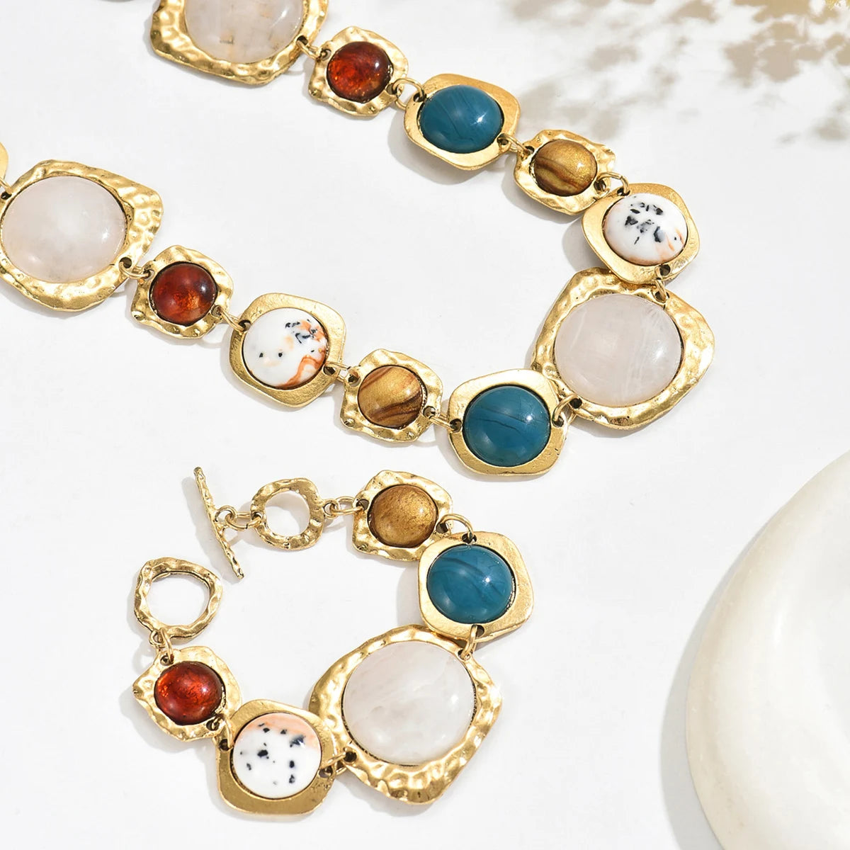 Collier et Bracelet Bohème Multicolore