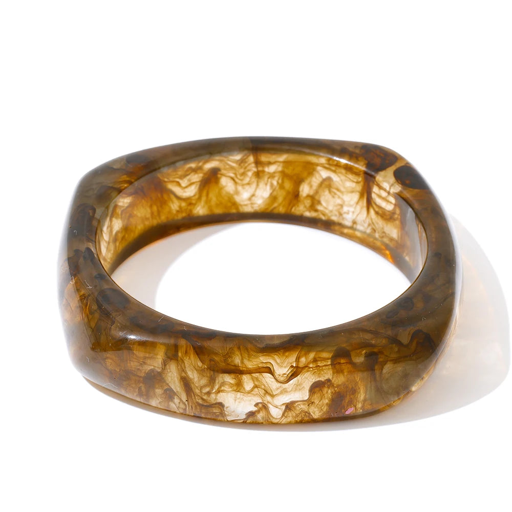 Bracelet large en résine